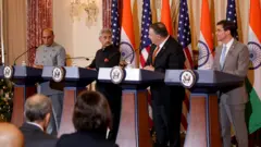 ওয়াশিংটনে ভারত ও আমেরিকার টু প্লাস টু ডায়ালগের দ্বিতীয় পর্ব। ডিসেম্বর ২০১৯