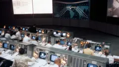 Sala de controle da Nasa