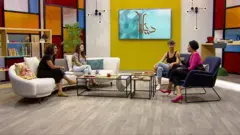 Mira, Anjo, Ghaidaa and Dima in a picture from the episode