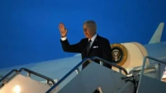 بايدن لدى وصوله لإسرائيل