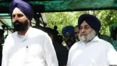 ਸੁਖਬੀਰ ਬਾਦਲ ਅਤੇ ਬਿਕਰਮ ਮਜੀਠੀਆ