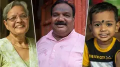 (இடமிருந்து) ஆசாத் கபூர், எமர்ஜென்சி யாதவ் மற்றும் லாக்டவுன் கக்கண்டி