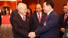Tổng bí thư Trọng tại lễ trù bị Đại hội Đảng 13