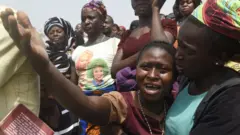 Nwaanyị na-ebe akwa