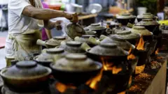 Singapore street food stall