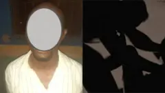 Aworan pasitọ naa ati aworan eeyan kan to fẹ fipa ba obinrin kan lo pọ