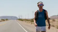 James Poole participando en el The Speed Project de 2022