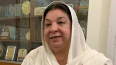 پنجاب کی وزیر صحت ڈاکٹر یاسمین راشد