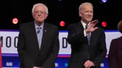 Bernie Sanders y Joe Biden