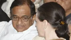 सोनिया गांधी और पी चिदंबरम