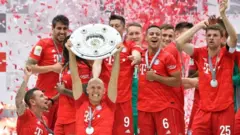 بایرن مونیخ این فصل هم قهرمان بوندس لیگا شد