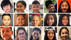 Algunos de los niños que murieron en la masacre en la escuela de Uvalde. Las fotos han sido publicadas por familiares en redes sociales.