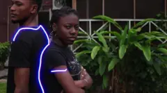 two young people in Kinshasa