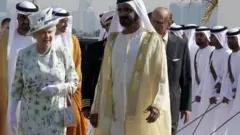 محمد بن راشد وملكلة بريطانيا