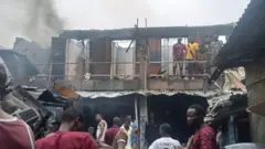"Fire guts Ladipo spare parts market": Fire burn Lagos main 'tokunbo' motor market