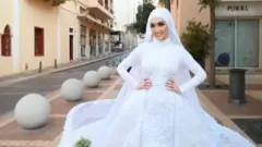 عروس تحتفل بتصوير عرسها قبل لحظات من الحادث