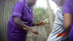 كبار السن يضربون بالعصا في بيت للمسنين في كينيا