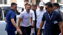 Rahul Gandhi, seen arriving at court in Gujarat, will appeal - his conviction comes amid concerns about free speech in India