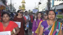 महिलाहरू विरोधमा