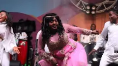 Bamwe mu bitabiriye iserukiramuco ry'amahoro 'Amani Festival'