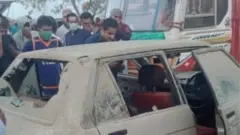 وہ گاڑی جس میں سے لاشیں ملیں