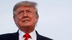 Donald Trump wahoze ari Perezida w'Amerika. Ifoto yo mu kwezi kwa gatandatu mu 2021