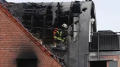 Crash scene in Wesel
