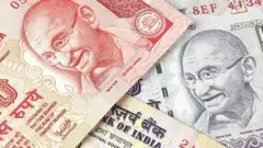 भारतीय नोटों पर गांधी के चित्र