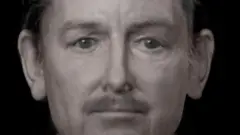 An artist's interpretation of the man who was killed in 1991
