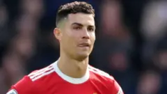 Manchester United's Cristiano Ronaldo