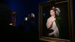 İtalyan ressam Tiziano'nun Genç Kadın isimli tablosu