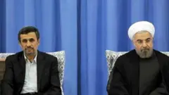 روحانی و احمدی نژاد