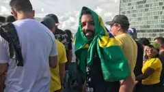 Lincoln durante a posse de Bolsonaro