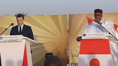 Shugaba Mahamadou Issoufou da Emanuel Macron