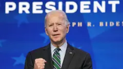 Joe Biden el 16 de enero de 2020