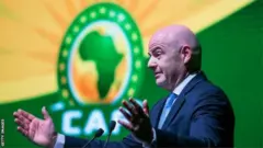 Gianni Infantino lors du séminaire de la CAF, samedi 1er février 2020, à Rabat