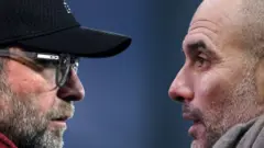 Two men dey face each other