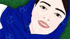 دختر آبی