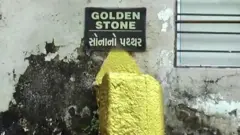 ભરૂચમાં રસ્તા પર સોનાનો પથ્થર