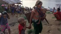 မြန်မာစစ်တပ်က ဂရုမစိုက်ဘူး၊ အောက်ခြေမှာလေ၊ လူ့အခွင့်အရေးကော်မရှင်က မြန်မာပြည်ကို ဘာပဲပြောပြော သူတို့လုပ်ချင်တာလုပ်နေတာပဲလေ၊ အဲဒီတော့ နိုင်ငံတကာက ဘယ်လောက်ဖိအားပေးပေး လူ့အခွင့်အရေးချိုးဖောက်မှုတွေက အခုလည်း အကြီးအကျယ် ဖြစ်နေတာပဲ