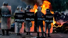 Policías en el Chapare