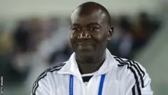 Senegalese coach Lamine Ndiaye