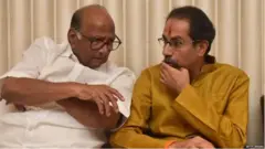एनसीपी प्रमुख शरद पवार और महाराष्ट्र के मुख्यमंत्री उद्धव ठाकरे