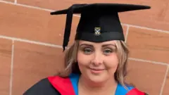 Chloe McRoberts at her graduation