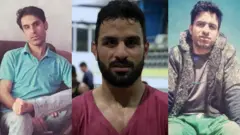 از راست حبیب، نوید و وحید افکاری