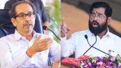 उद्धव ठाकरे एकनाथ शिंदे