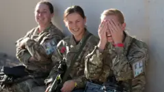 Female soldiers in Afghanistan
