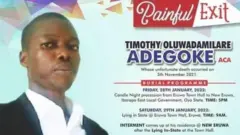Aworan eto isinku Adegoke