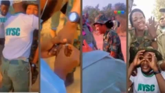 Nwaanyị onye NYSC gbanyere ọla n'aka