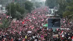 Protesters in Baghdad, Iraq. Photo: 24 January 2020